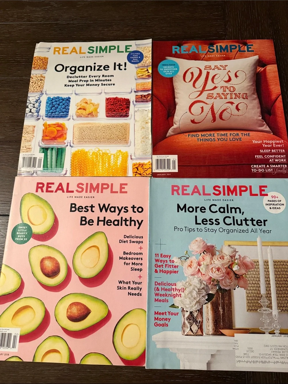 Magazine Bundle - Assorted Cover Colors (Set of 4)